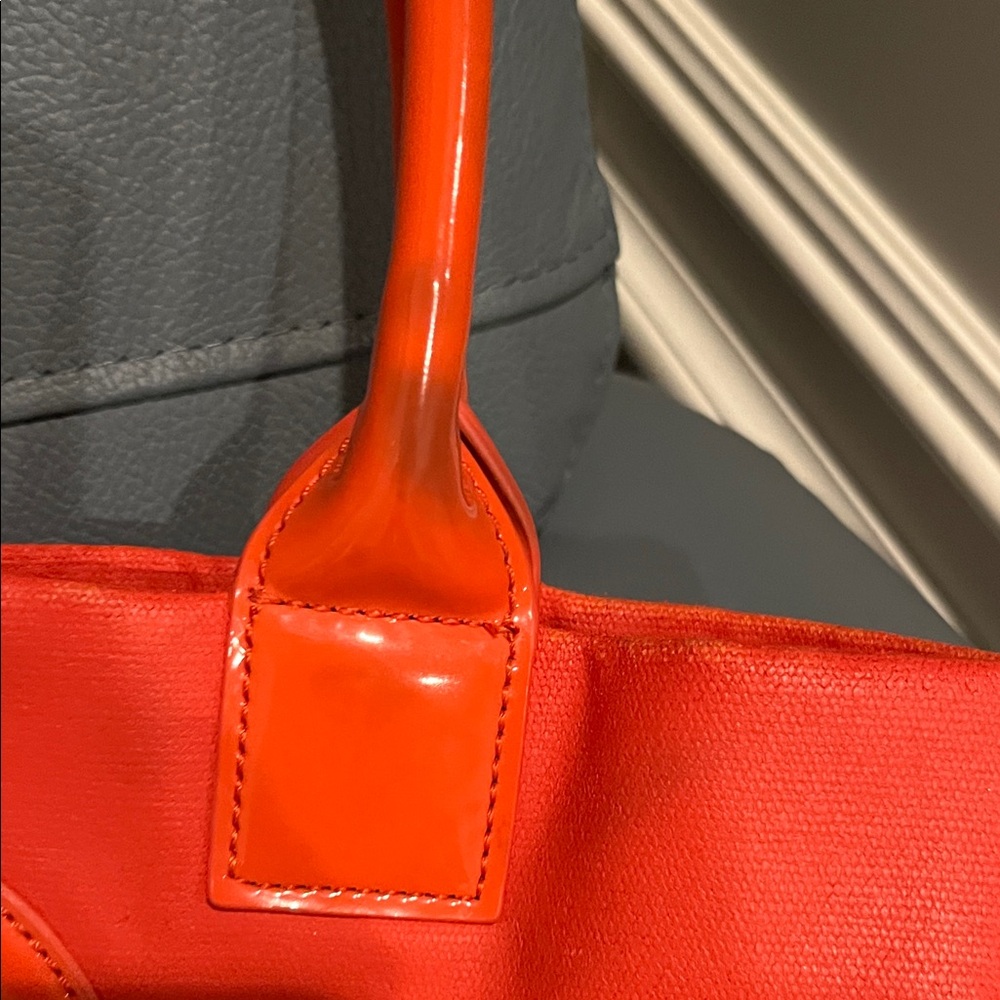 Tory Burch orange-red Tote Bag - Picture 2 of 14